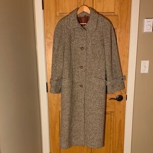 Classic Tan Wool Trench Coat